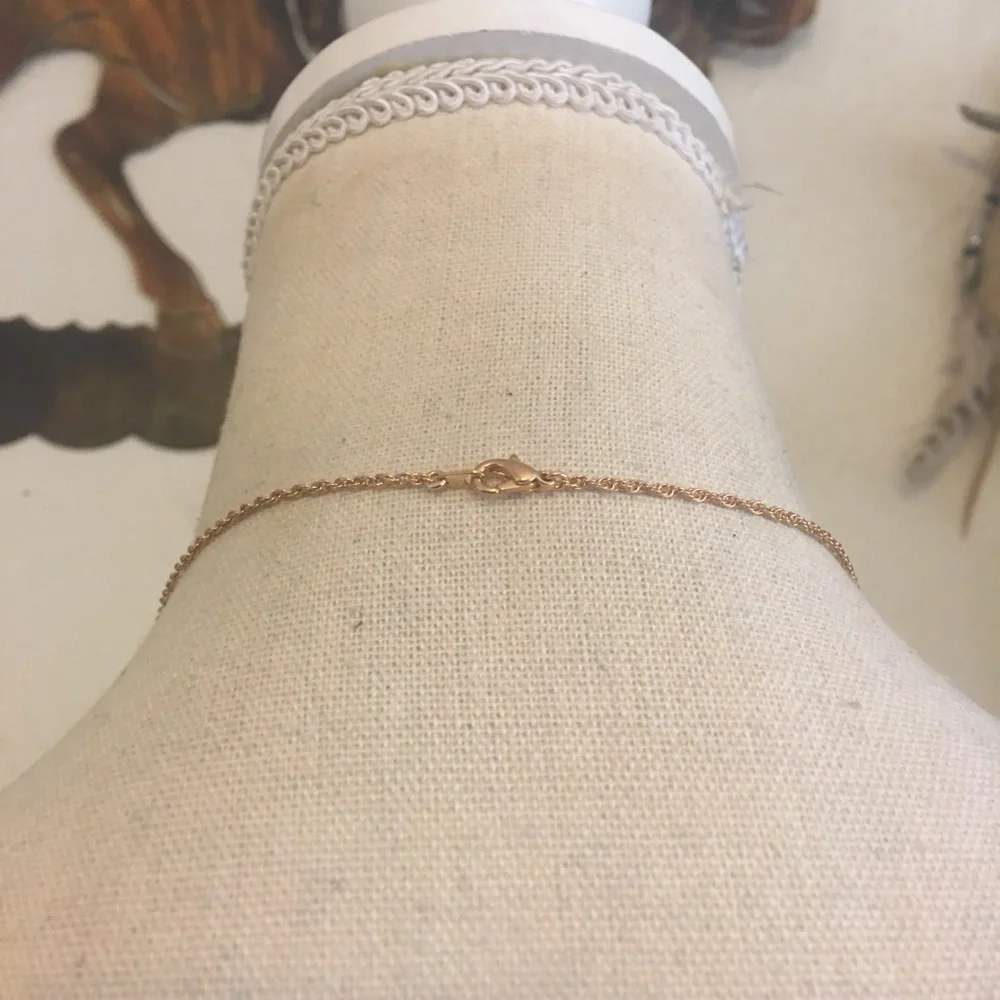 Sparkle enamel leaf pendant on gold chain necklace